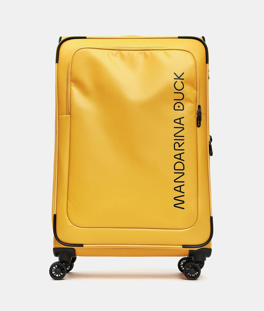 מזוודה גדולה מתרחבת Mandarina Duck Eco Coated OSV04 בצבע צהוב | תמונת מוצר